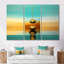 Manns - Ensemble de décoration murale paysage abstrait-108316339-108316341