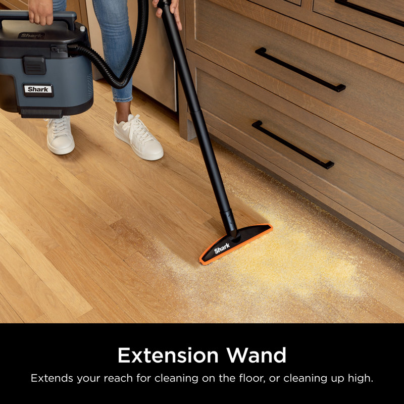 Shark MessMaster Portable Wet/Dry Corded Vacuum with 1 Gallon Capacity, AnyBag Tech, Self-Cleaning, and Ultra-Powerful Suction