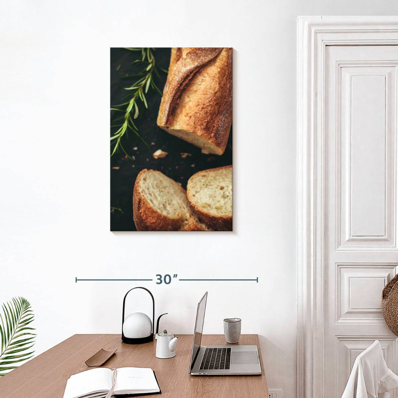 Baguette fraîchement cuite Yarlin, H 30 po x l 20 po