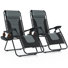 Chaise inclinable zéro gravité avec coussin