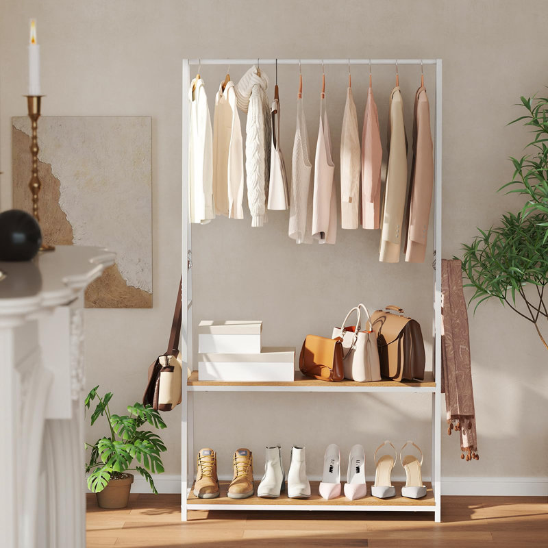 94cm Clothing Rack, White