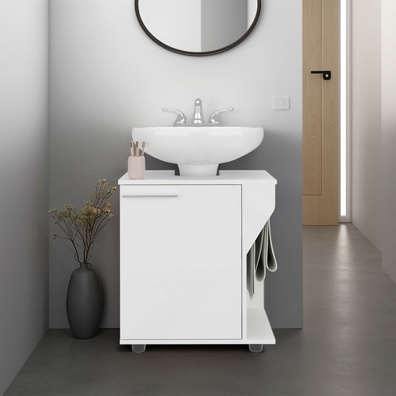 Armoire autoportante cruciforme Phillips, Blanc