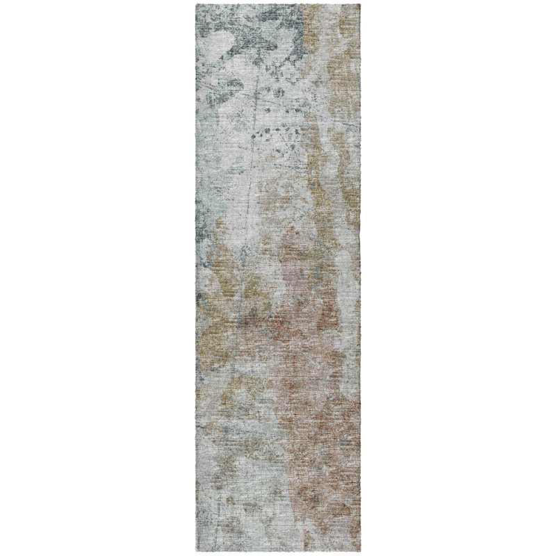 Premium Machine Washable Dream Shag ADS68 Soft Abstract Rug, Multi, 2'3" x 7'6" Runner