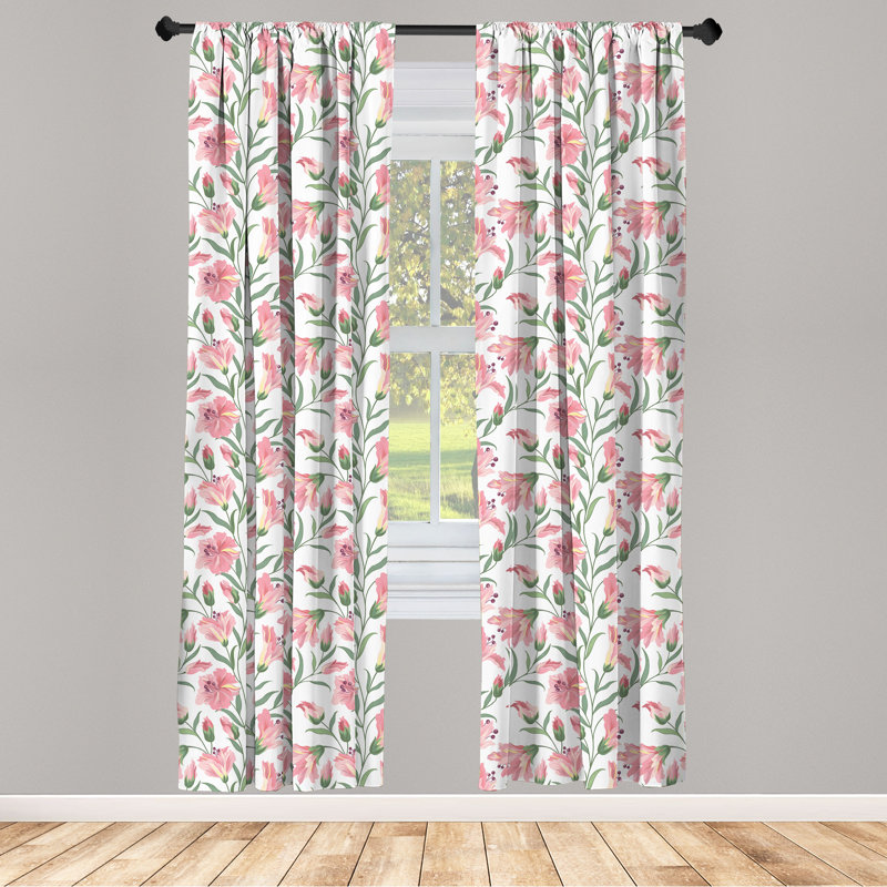Rideaux 4 panneaux East Urban Home, L 56 po x L 95 po