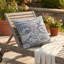 Coussin décoratif d’extérieur de luxe à motif floral Cachemire bleu/blanc-1348130693
