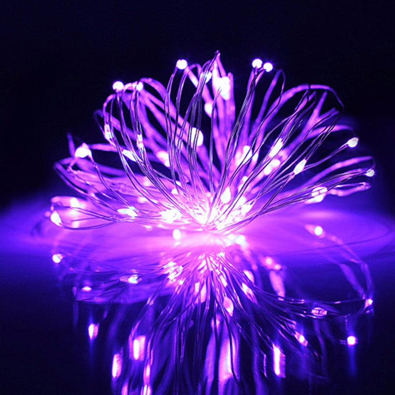 Mini guirlande de lumières, Mauve