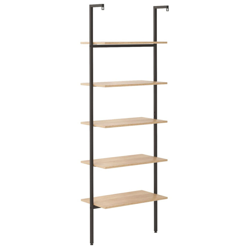 Rahoz Bookcase, Light Brown/Black