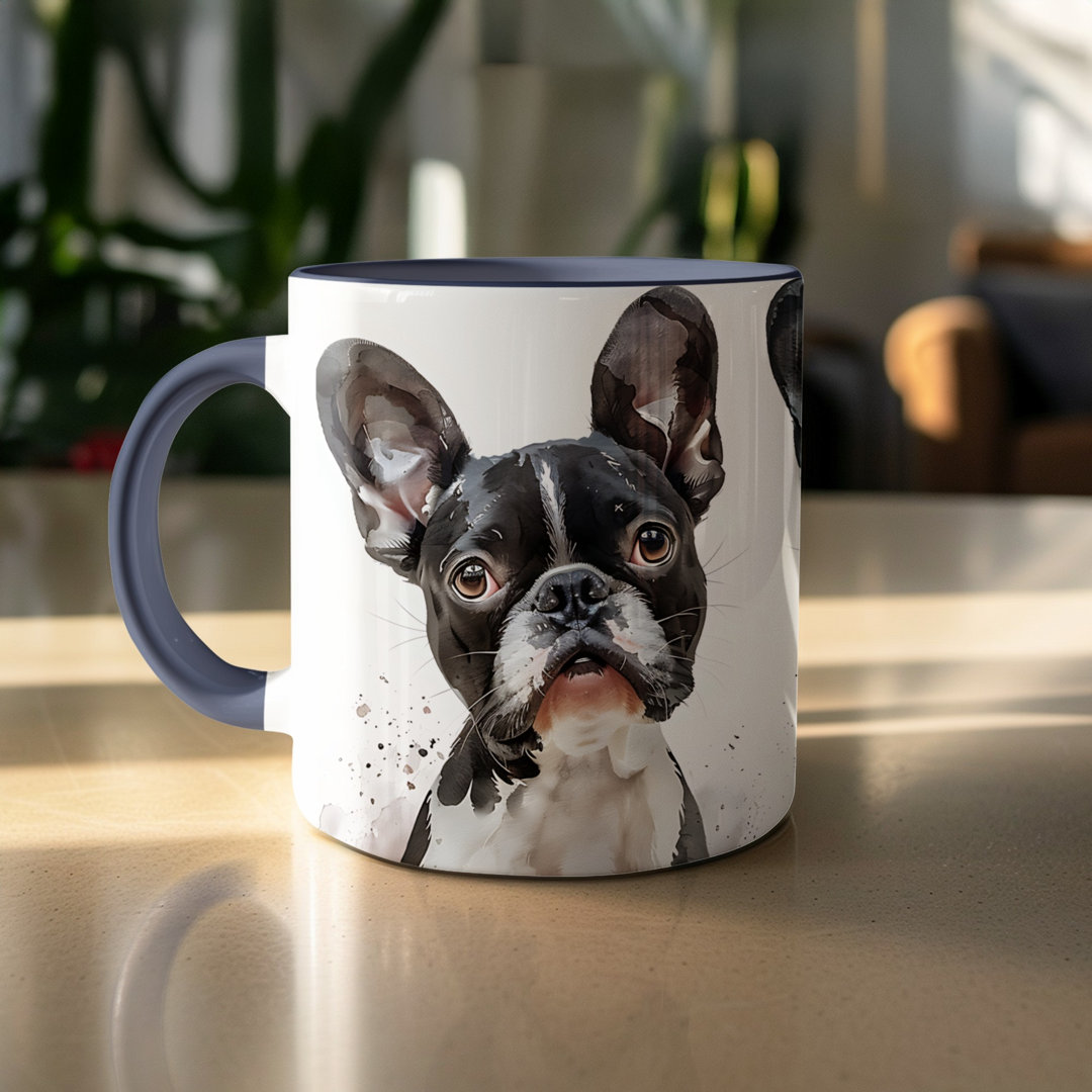 Watercolor Shih Tzus Design 11oz Coffee Mug