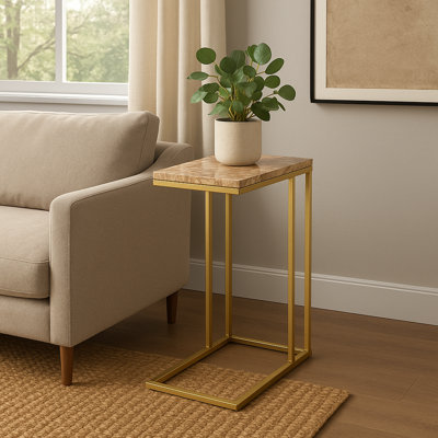 C-shaped Tables Sunon End Table Sofa Side Coffee Table C Shaped