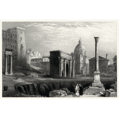 Antique View of Rome - Painting