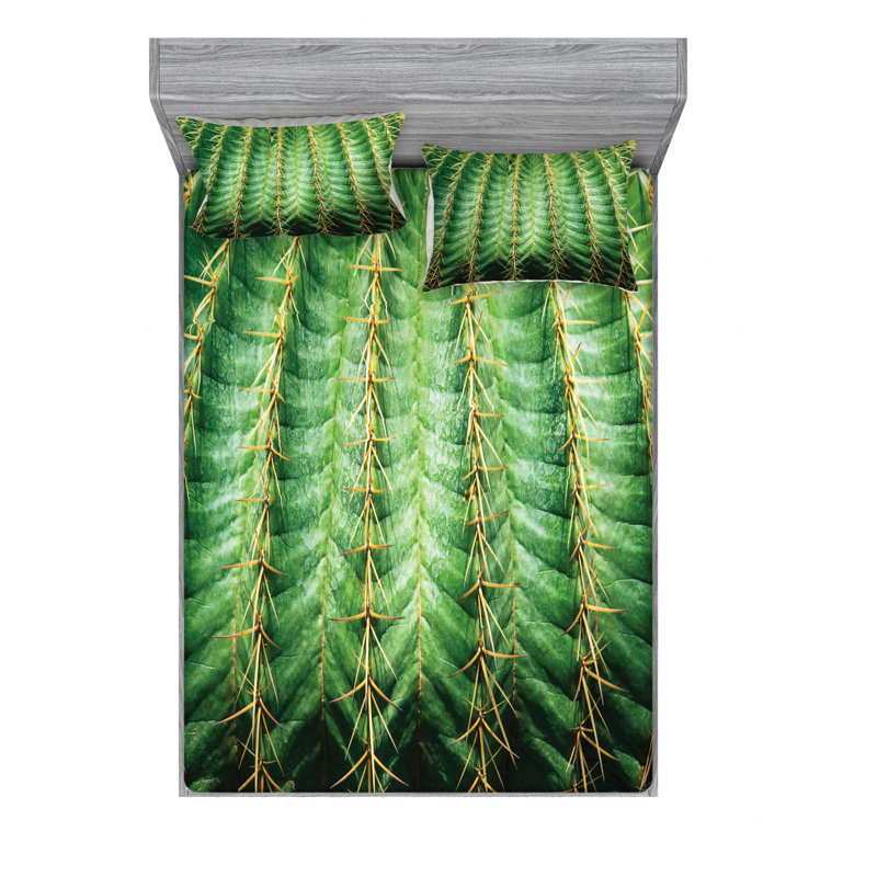Microfiber Sheet Set, Queen Sheet Set with 2 Pillowcases