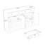 Armoire de rangement avec deux tiroirs-882763814
