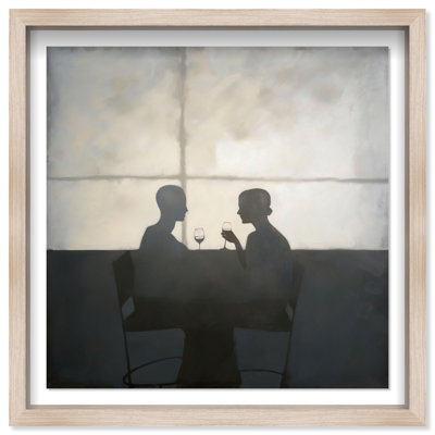Oliver Gal Love in Shadows Abstract - Luxury Shadowbox Framed Wall Art