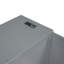 Lit de jour simple avec lit gigogne, gris - Construction en bois-1811091116
