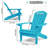 Plastic Patio Adirondack Chair-980883484