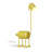 Whimsical Dog Sculpture Ambient Floor Ornament