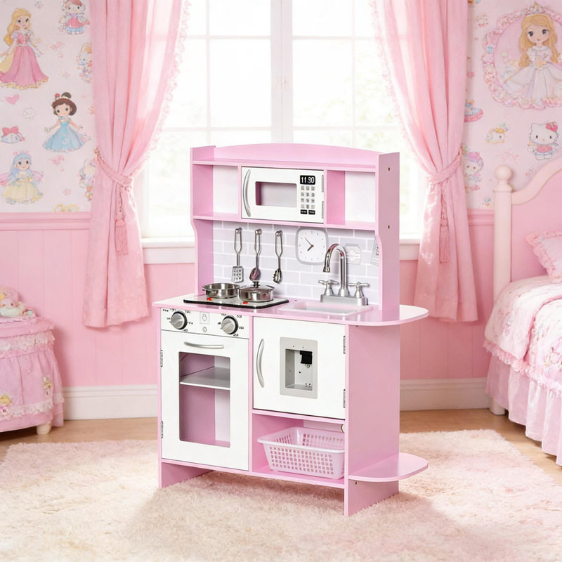 Kids Kitchen Playset,Pretend Play Kitchen