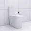 Toilette allongée une pièce - blanc