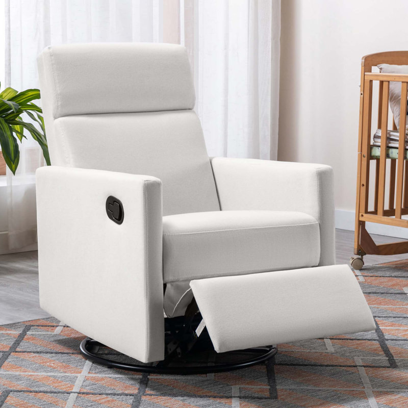 Fauteuil inclinable et pivotant Rocker, Beige