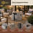 32'' W Concrete Style Propane Outdoor Alloy Steel Frame Fire Pit (Update Version)-126057432