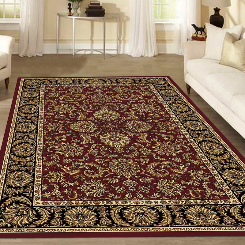 Tapis oriental bourgogne Costa Mesa, Rectangle 3 pi 3 po x 5 pi 4 po