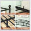 Metal CaNopy Bed Frame with Headboard and Footboard