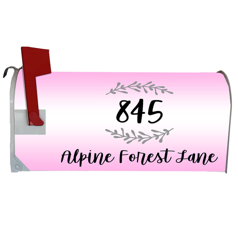 Boîte aux lettres magnétique personnalisée, Rose