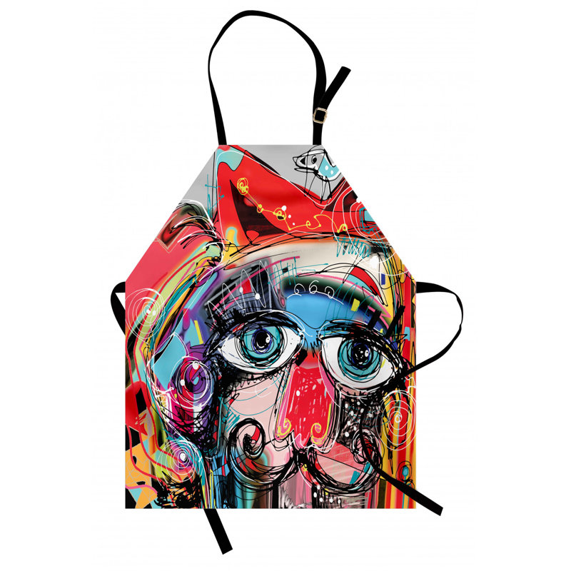 Tablier d’art pour chien de style humain