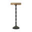 Table d'appoint en fer avec plateau festonné