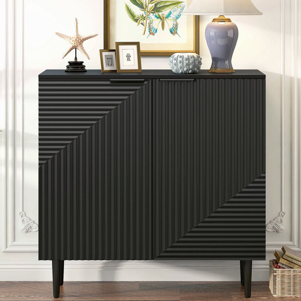 Picture Idea: Ivy Bronx Mirod Modern Minimalist Side Cabinet With Adjustable Shelves