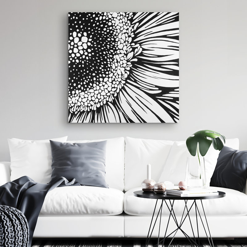 Gerbera flower - 32"x32" art on canvas