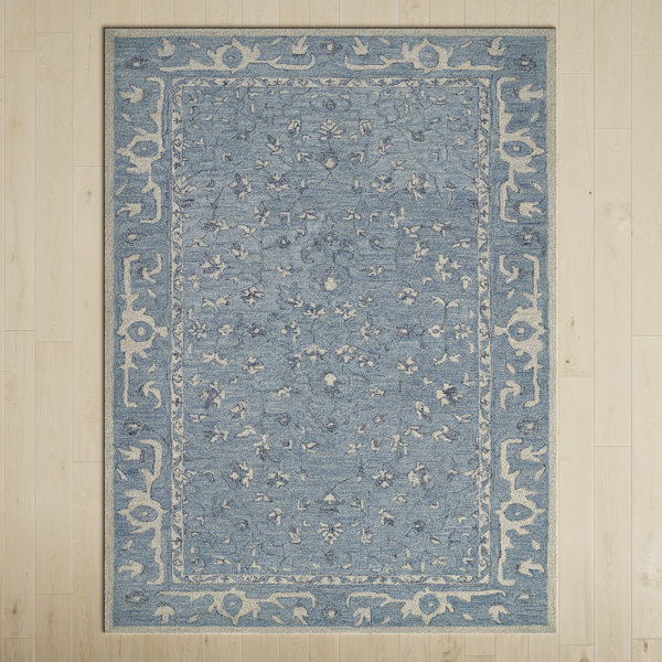 Birch Lane™ Fredi Abstract Hand Tufted Wool/Cotton Area Rug in