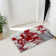 Tapis abstrait rouge
