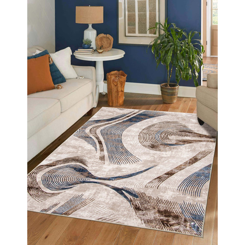 Tapis taupe Amara, Rectangle de 5 pi x 8 pi