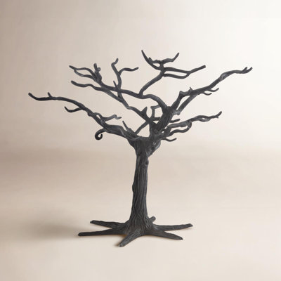 ORNAMENT TREES Matte Black Metal Ornament Tree