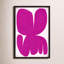 Magenta Moth Print by StudioM-1388830782-1388830757