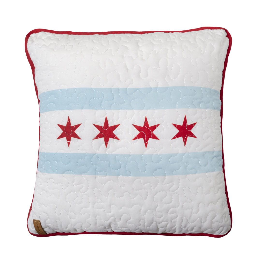 Midway Stripe Quilted Reversible Throw Pillow Donna Sharp