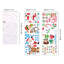 Snowy Winterland Christmas Window Stickers