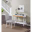 Bureau Hilton en blanc / naturel