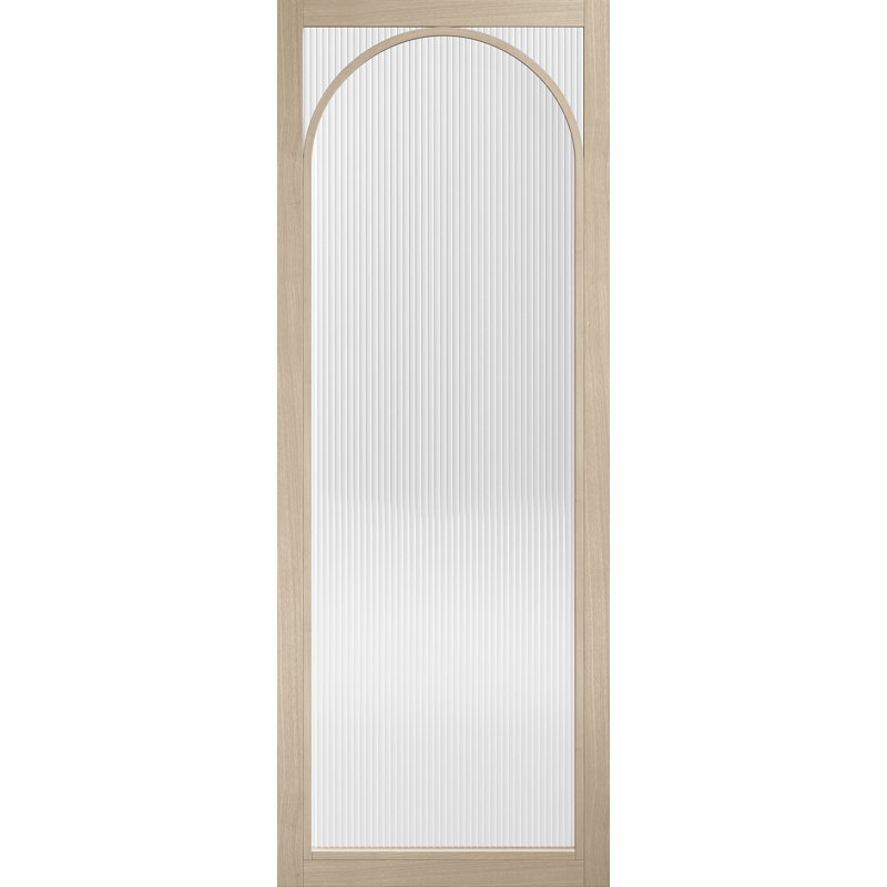 Melrose Reeded Glazed Internal Door, Brown, 68.6cm x 198.1cm