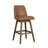 Bolivar Transitional Swivel Rubberwood Counter Or Bar Height Barstool With Faux Leather Seat-1509088733-1509088711