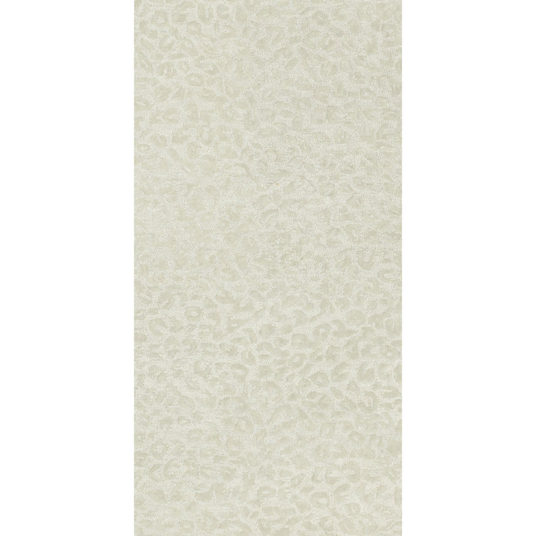 Leopardess Snow Hand-Tufted Responsible Wool Rug