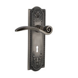 Meadows Plate Privacy (Bed & Bath) with Decorative Keyhole and Swan Lever