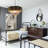 9-light Tiered Dimmable Crystal Chandelier  