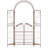 Garden Arch Trellis with Double Doors, Metal Arbor for Climbing Plants Outdoor, Arch Trellis for Garden Decor, Outdoor Arbor for Wedding Backyard Lawn Patio