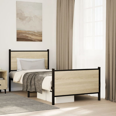 Borough Wharf Metal Bed Frame Without Mattress Small Double