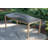 Posey 6 Pc. Marble Composite Dining Table With Wheat Wicker Chairs And Bench-497917671