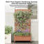 Wood Raised Garden Bed With Adjustable Trellis & Wheels-1798984047