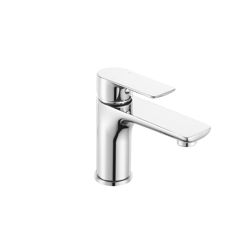 Robinet de lavabo de salle de bain en laiton, chaud et froid