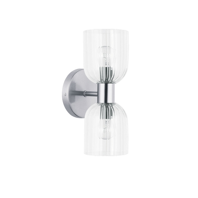 Jescie Steel Wallchiere, Polished Chrome